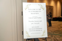 Thursday - President's Reception